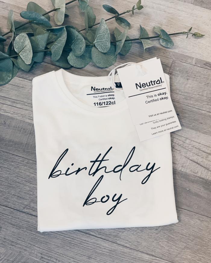 Kinder T-Shirt "Birthday boy"